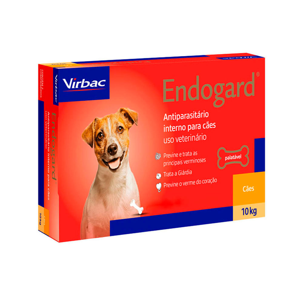 Vermífugo Endogard Cães até 10kg