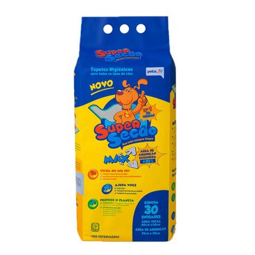 Tapete Higiênico Super Secão Max Petix 30 unidades