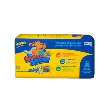 Tapete Higiênico Super Secão Max Petix Embalagem deitada