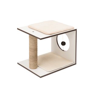 Arranhador Vesper V-Stool Branco Hagen Menor preço em Arranhador Vesper V-Stool Branco Hagen