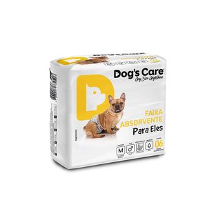 Fralda Higiênica Macho Dogs Care 6 unidades