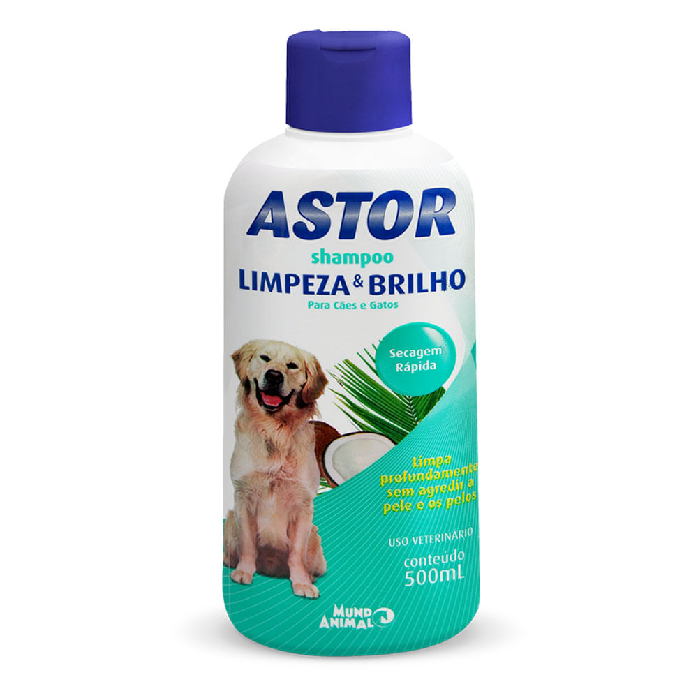 Shampoo Astor Limpeza E Brilho Mundo Animal