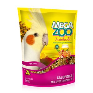 Farinhada Megazoo para Calopsita Mel, Ovos e Própolis