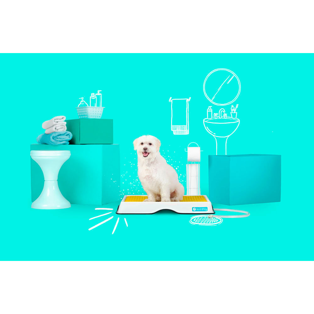 Weasy para cachorro branco Clearance