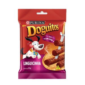 Petisco Cães Doguitos Rodízio Linguicinha Purina - 45g