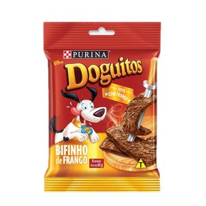 Petisco Cães Doguitos Rodízio Frango Purina - 65g