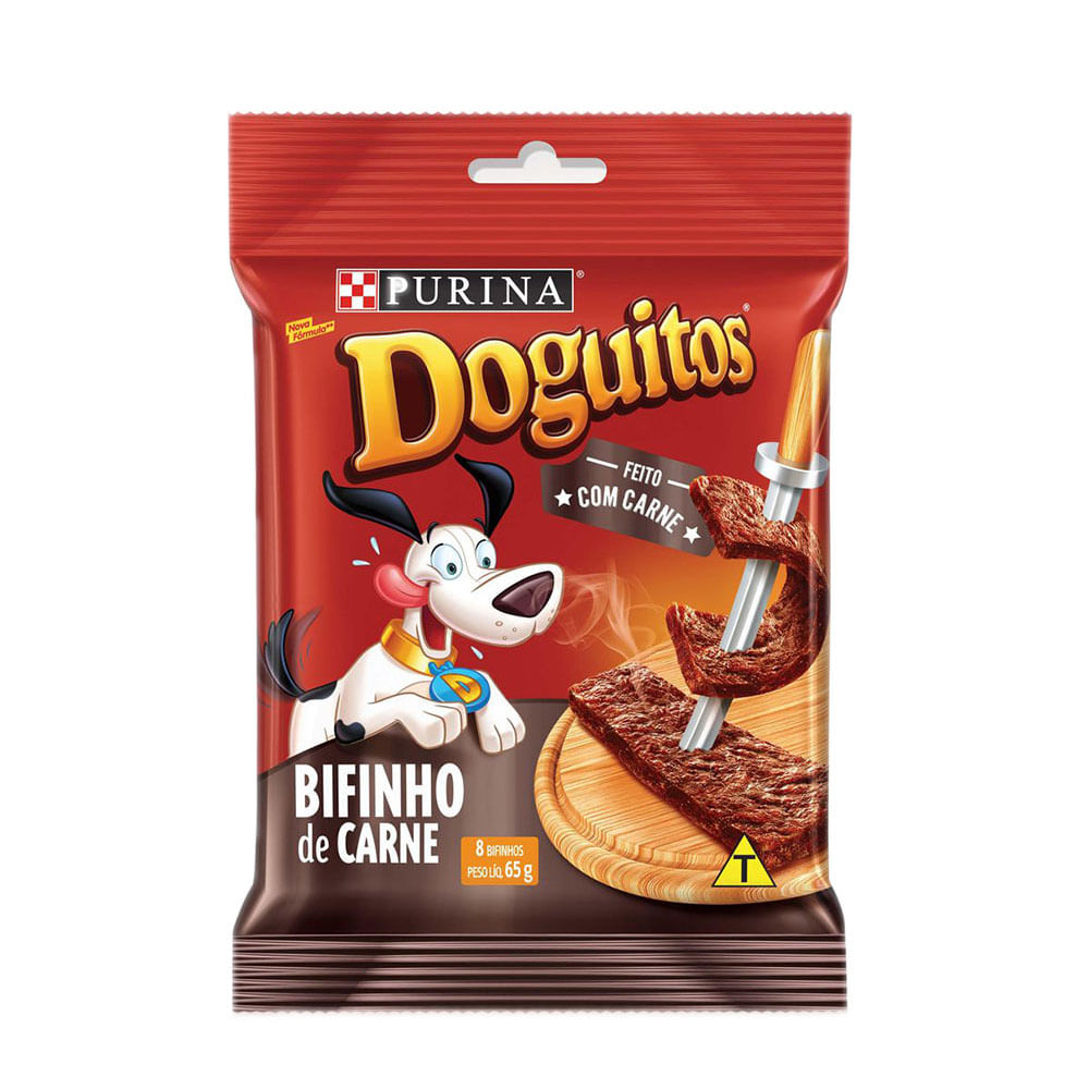 Petisco Cães Doguitos Rodízio Carne Purina