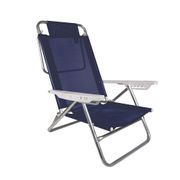 Cadeira Reclinável Summer de Alumínio MOR Azul Royal