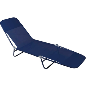Cadeira Espreguiçadeira Fashion Aço MOR Azul Marinho Menor preço em Cadeira Espreguiçadeira Fashion Aço MOR Azul Marinho