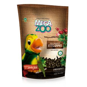 Ração para Papagaios Integral Amigos do Louro José Megazoo - 600 g