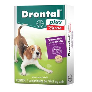 Vermífugo Drontal Plus Cães até 10kg Sabor Carne Bayer Menor preço em Vermífugo Drontal Plus Cães até 10kg Sabor Carne Bayer