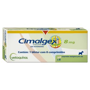 Cimalgex 8mg Anti-inflamatório para Cachorro Vetoquinol - 8 comprimidos