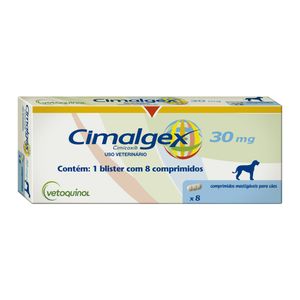 Cimalgex 30mg Anti-inflamatório para Cachorro Vetoquinol - 8 comprimidos