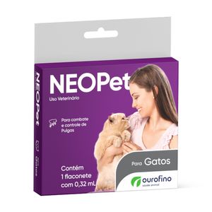 Antipulgas Neopet Gatos até 8 kg - 0,32 ml