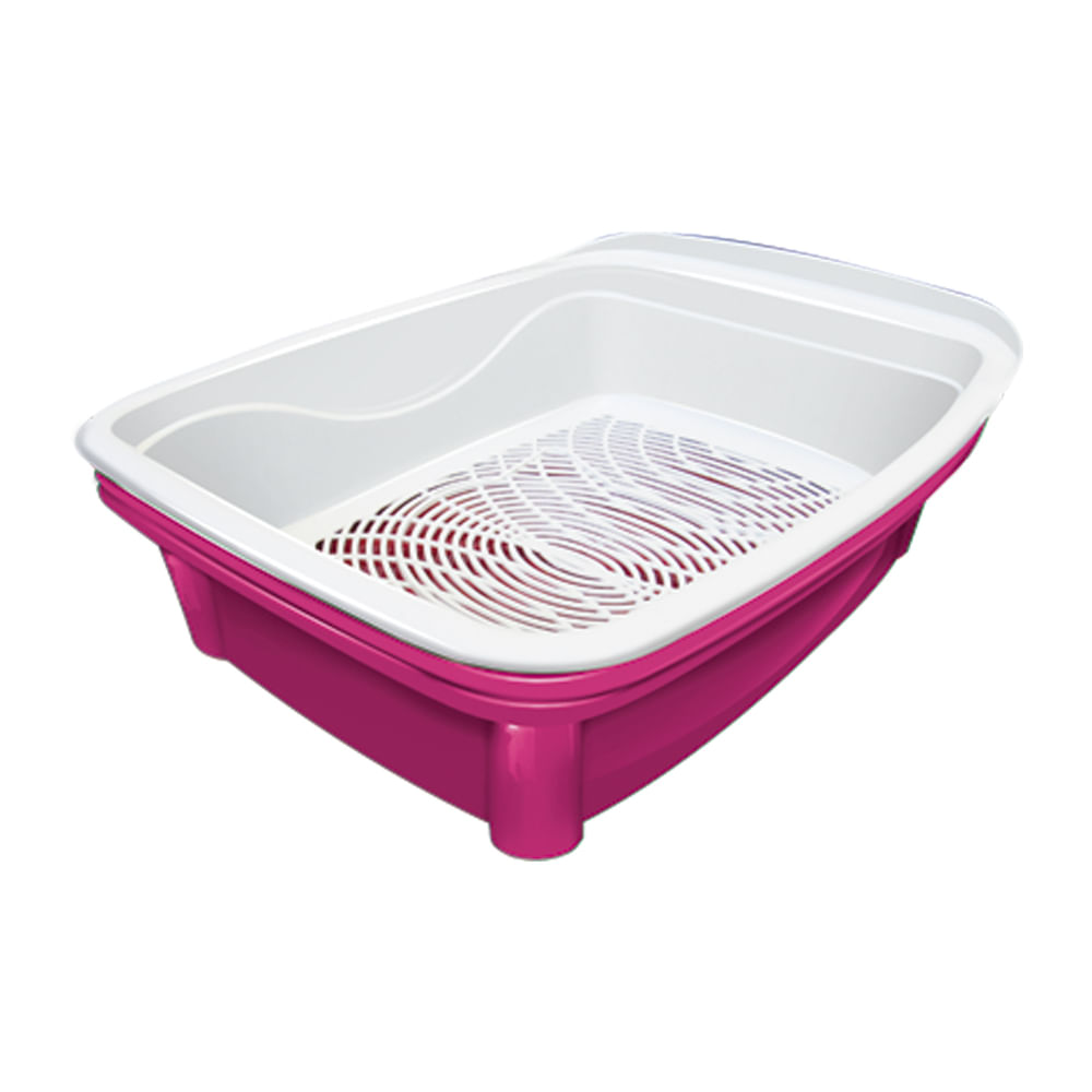 Banheira para Gato Classic Plus Furacão Pet Rosa