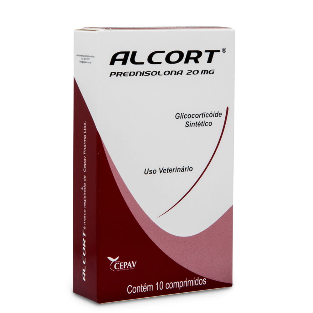 Alcort 20 mg anti-inflamatório Castel Pharma