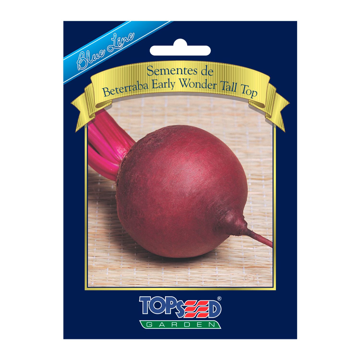 Sementes de Beterraba Early Wonder Tall Blue Line Topseed Garden