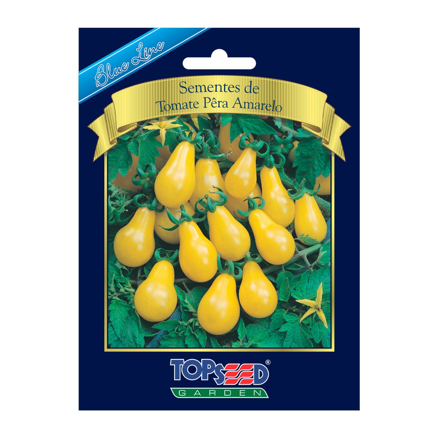 Sementes de Tomate Pêra Amarelo Blue Line Topseed Garden