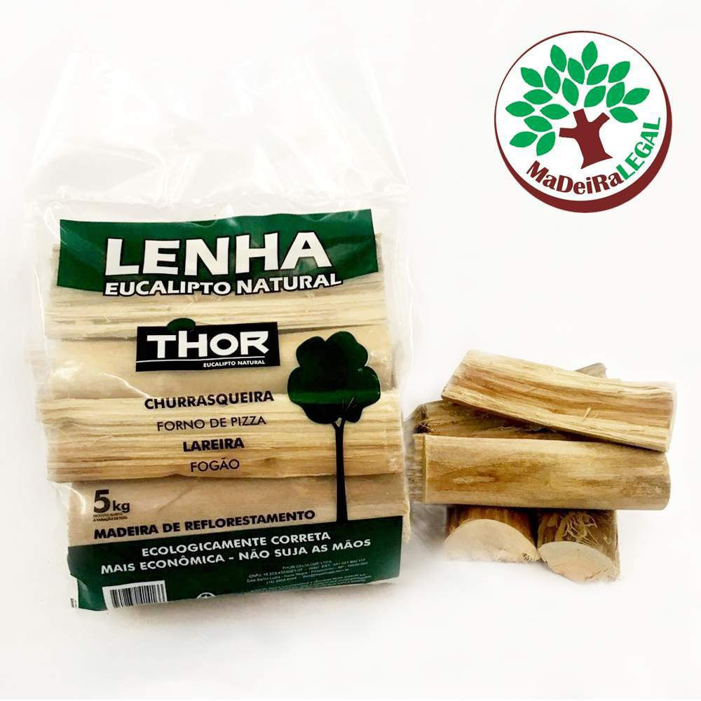 Lenha de Eucalipto Natural Thor