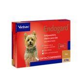 Vermífugo Endogard Cães até 2,5kg 2 comprimidos