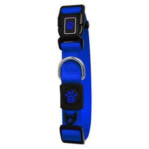 Coleira para Cães Nylon Azul Signature Doco Menor preço em Coleira para Cães Nylon Azul Signature Doco