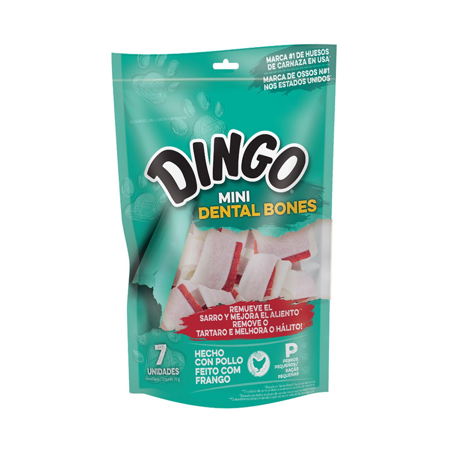Petisco-Dingo-Dental-Bone-Mini-84g
