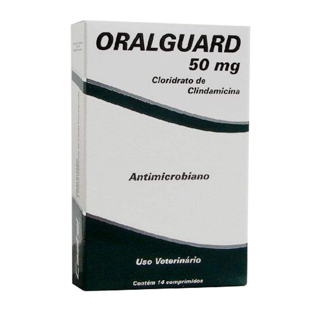 Oralguard 50mg Antibiótico para Cães e Gatos