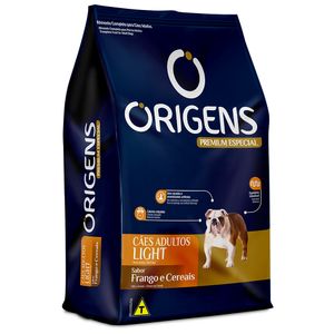Ração Origens Cães Adultos Light Frango e Cereais Menor preço em Ração Origens Cães Adultos Light Frango e Cereais