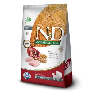 Ração N&D Ancestral Grain Cães Senior Medium Frango