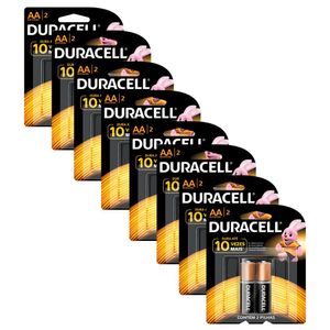 Kit Duracell Duralock Pilha Alcalina AA c/ 16 unidades Menor preço em Kit Duracell Duralock Pilha Alcalina AA c/ 16 unidades