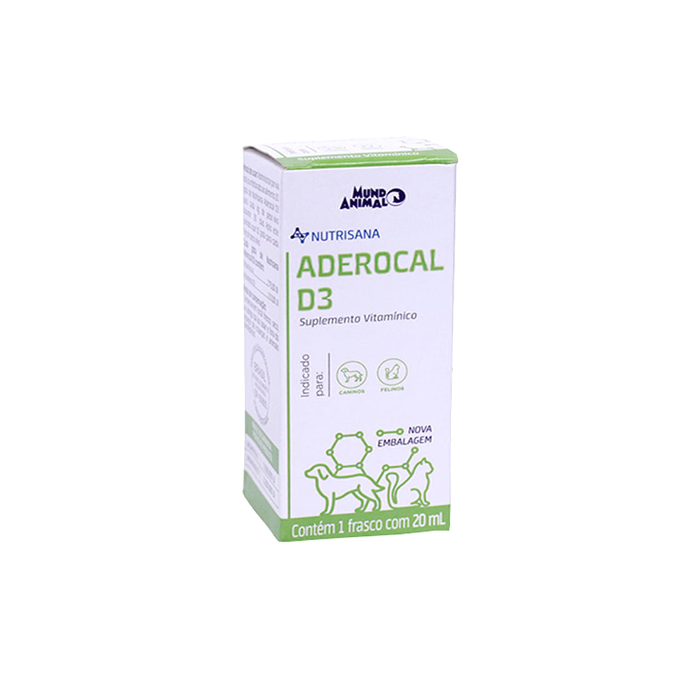 Suplemento Vitamínico Aderocal D3 Nutrisana