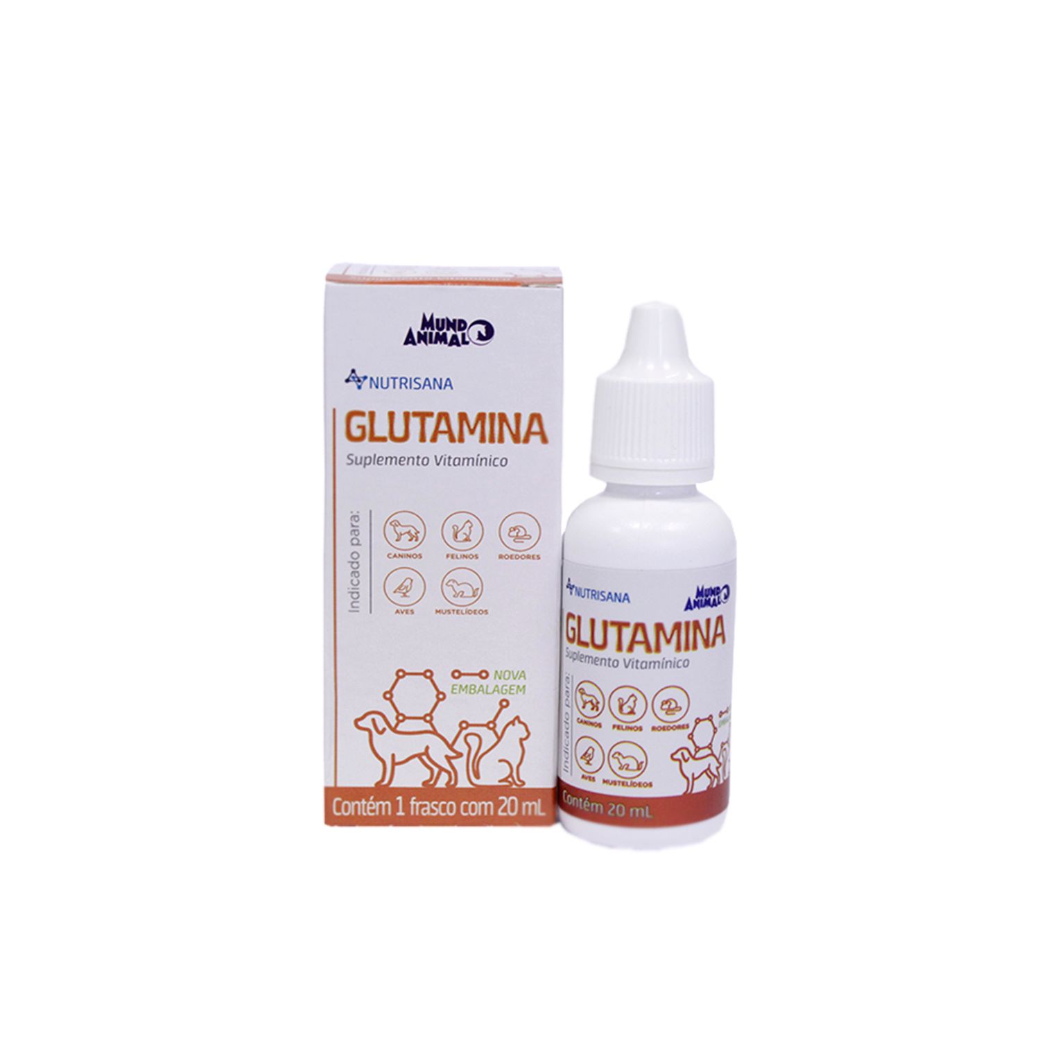 Suplemento Alimentar Glutamina Nutrisana