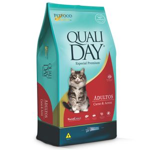 Ração Qualiday Gatos Adultos Carne