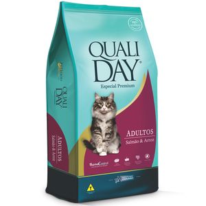 Ração Qualiday Gatos Adultos Salmão