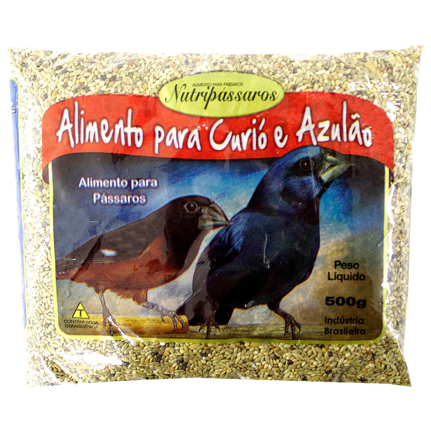 Mistura para Curió e Azulão Nutripássaros com Mel 500g