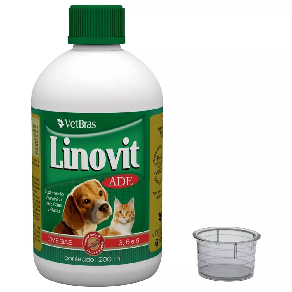Linovit ADE Cães e Gatos Vetbras