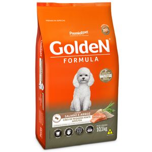 Ração Golden Fórmula Cães Adultos Raças Pequenas Salmão e Arroz