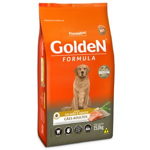 Ração Golden Fórmula Cães Adultos Salmão e Arroz