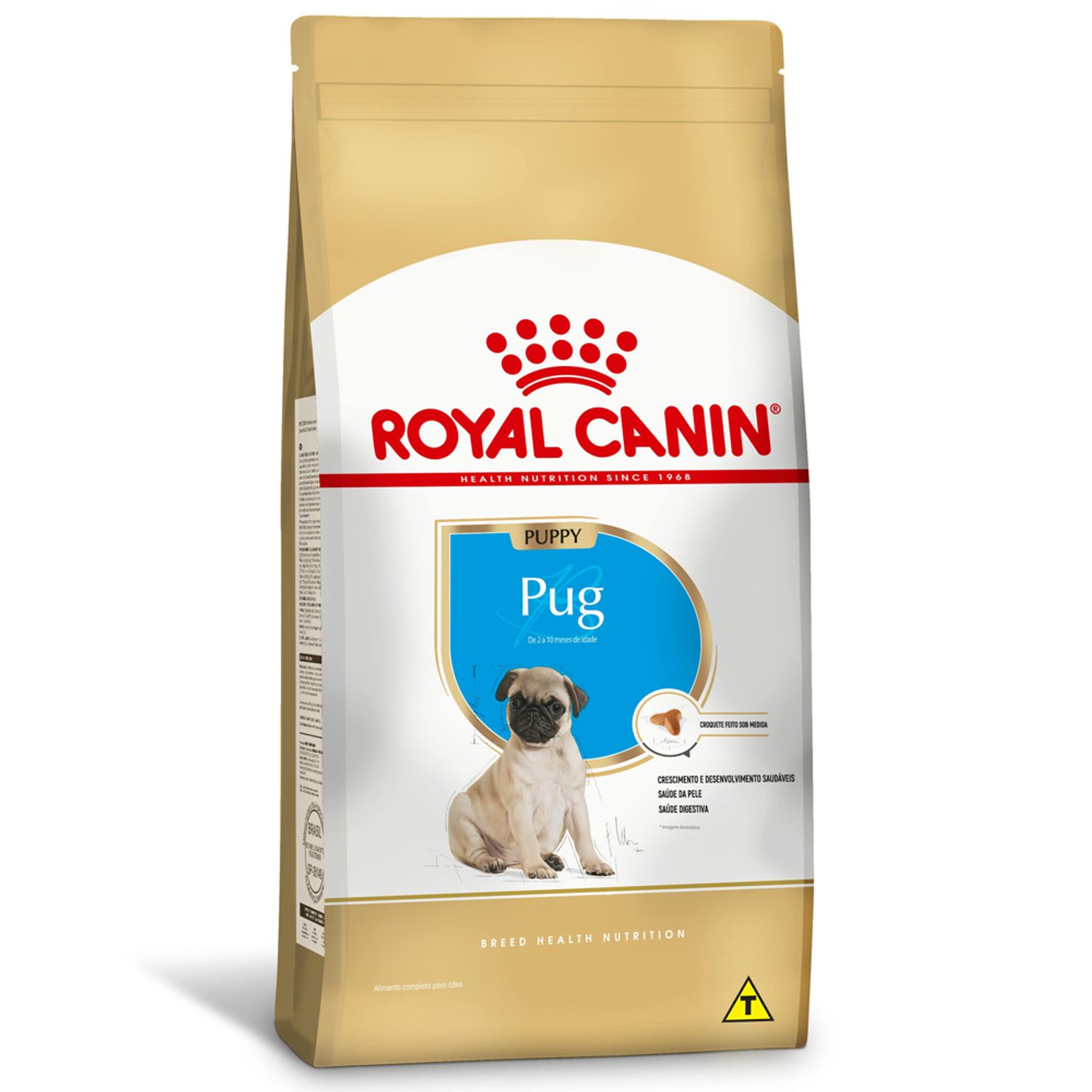 Ração Royal Canin Puppy Pug Cães Filhotes embalagem