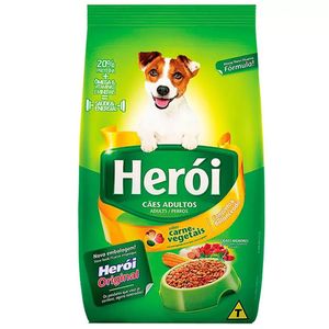 Ração Herói Adulto Carne e Vegetais Menor preço em Ração Herói Adulto Carne e Vegetais