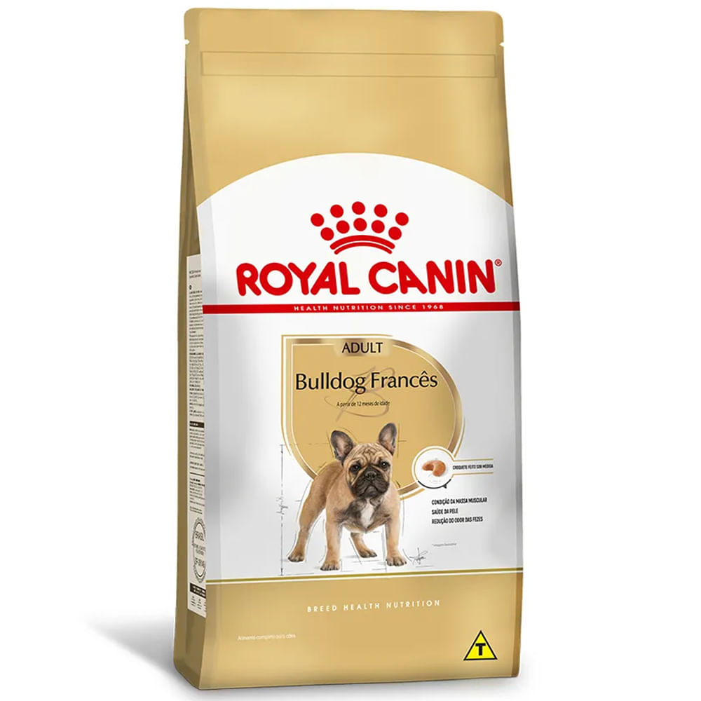Ração Royal Canin Bulldog Francês Cães Adultos - 2,5kg