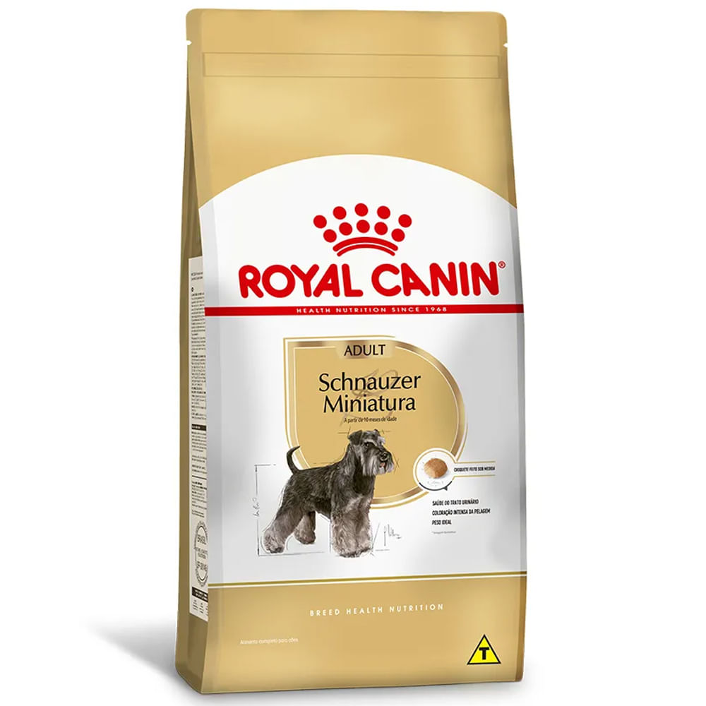 Ração Royal Canin Miniature Schnauzer Cães Adultos - 7,5 kg