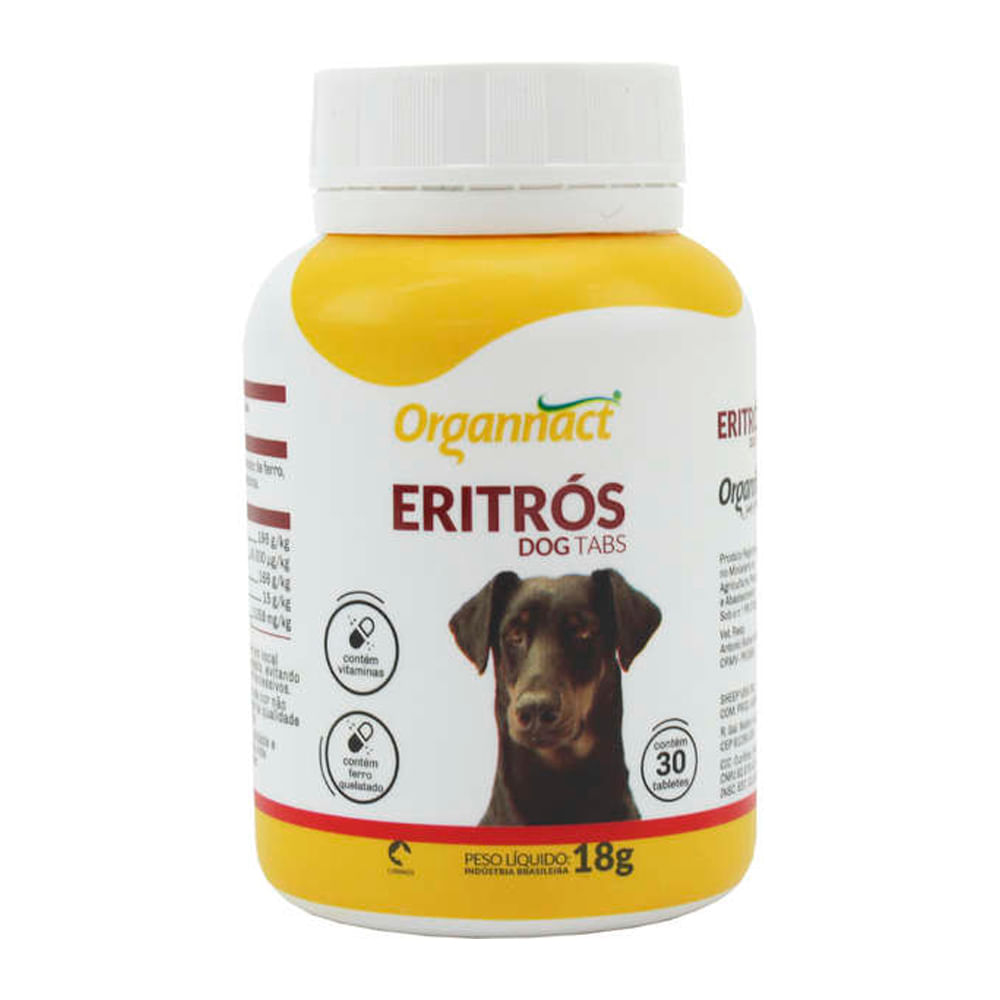 Organnact Eritrós Dog Tabs