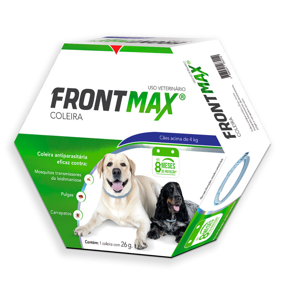Coleira Antipulgas e Carrapatos Vetoquinol Frontmax Cães acima de 4 kg