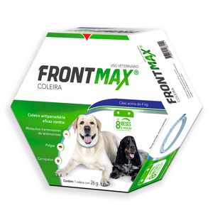 Coleira Antipulgas e Carrapatos Vetoquinol Frontmax Cães acima de 4 kg - 26 g
