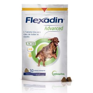 Suplemento para Cães Flexadin Advanced Vetoquinol - 30 tabletes