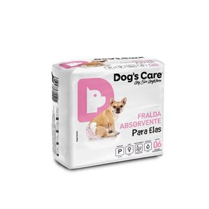 Fralda Higiênica Fêmea Dogs Care 6 unidades