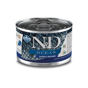 Ração Úmida N&D Ocean Cães Adultos Salmão e Bacalhau - 140 g