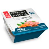 Ração Úmida Fórmula Natural Fresh Meat Gourmet Cães Adultos Peru, Cenoura e Linhaça