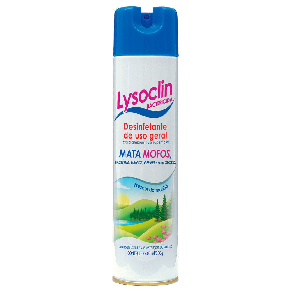 Desinfetante Aerosol Lysoclin Bactericida